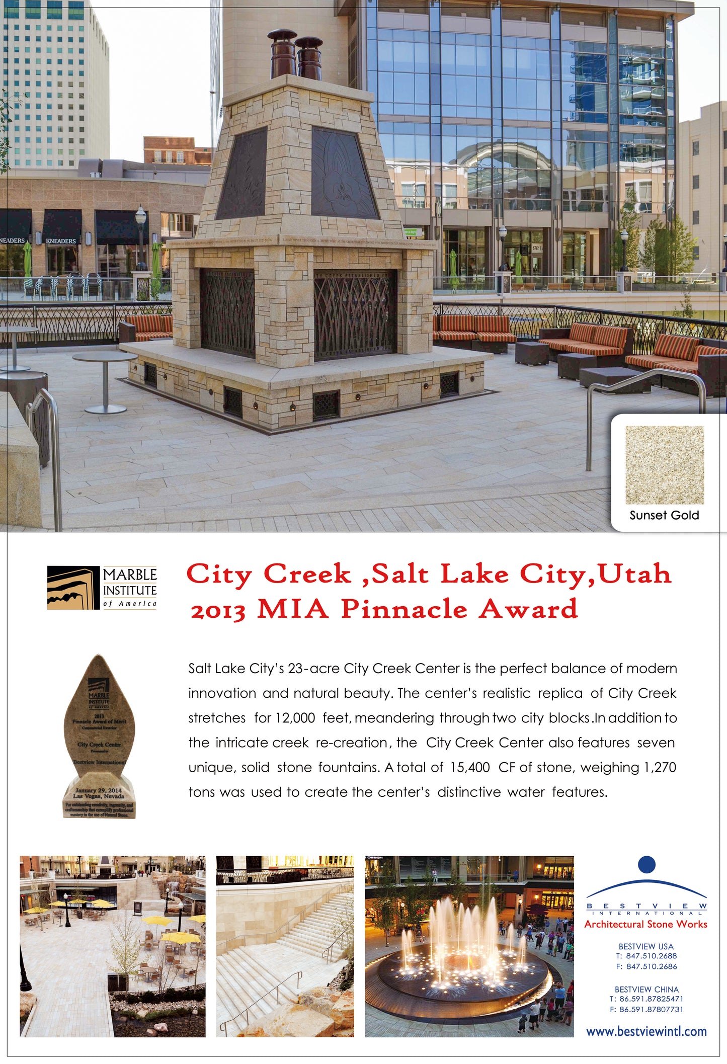 City Creek Center - 2013 MIA Pinnacle Award