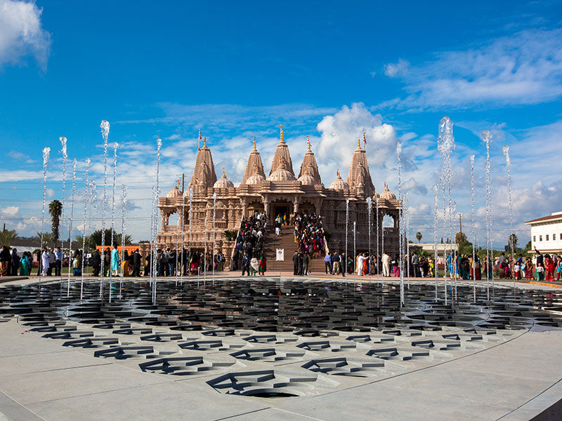 Lotus Fountain - Baps Shri Swaminarayan Mandir LA