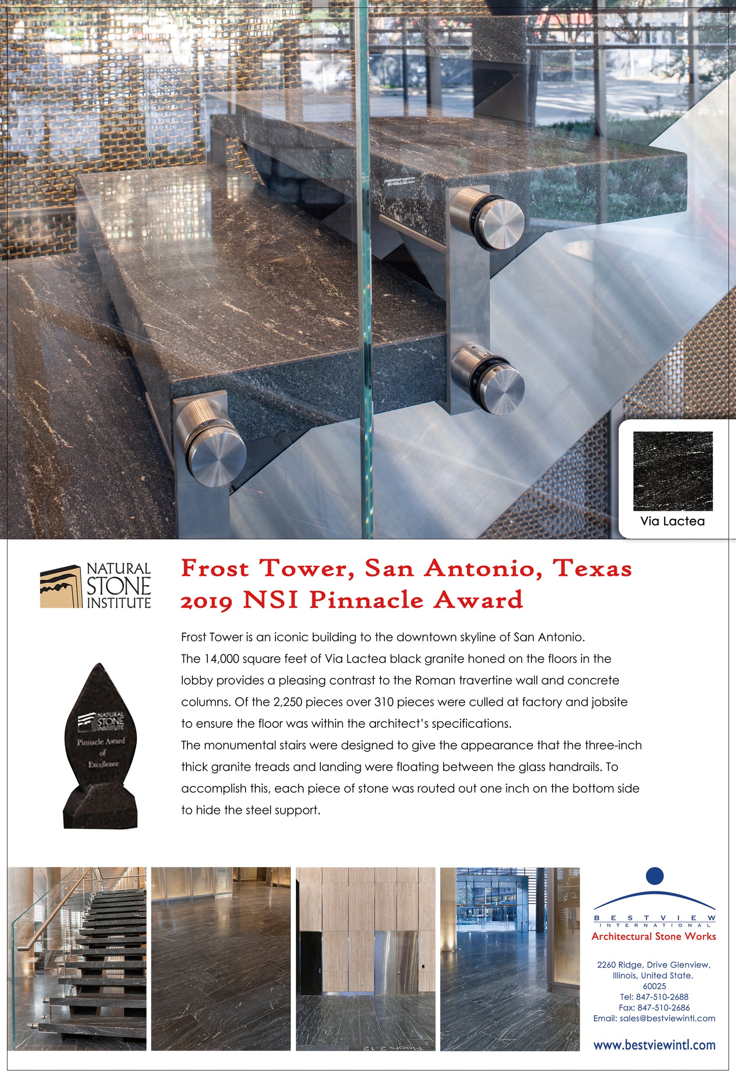 Frost Tower - 2019 NSI Pinnacle Award