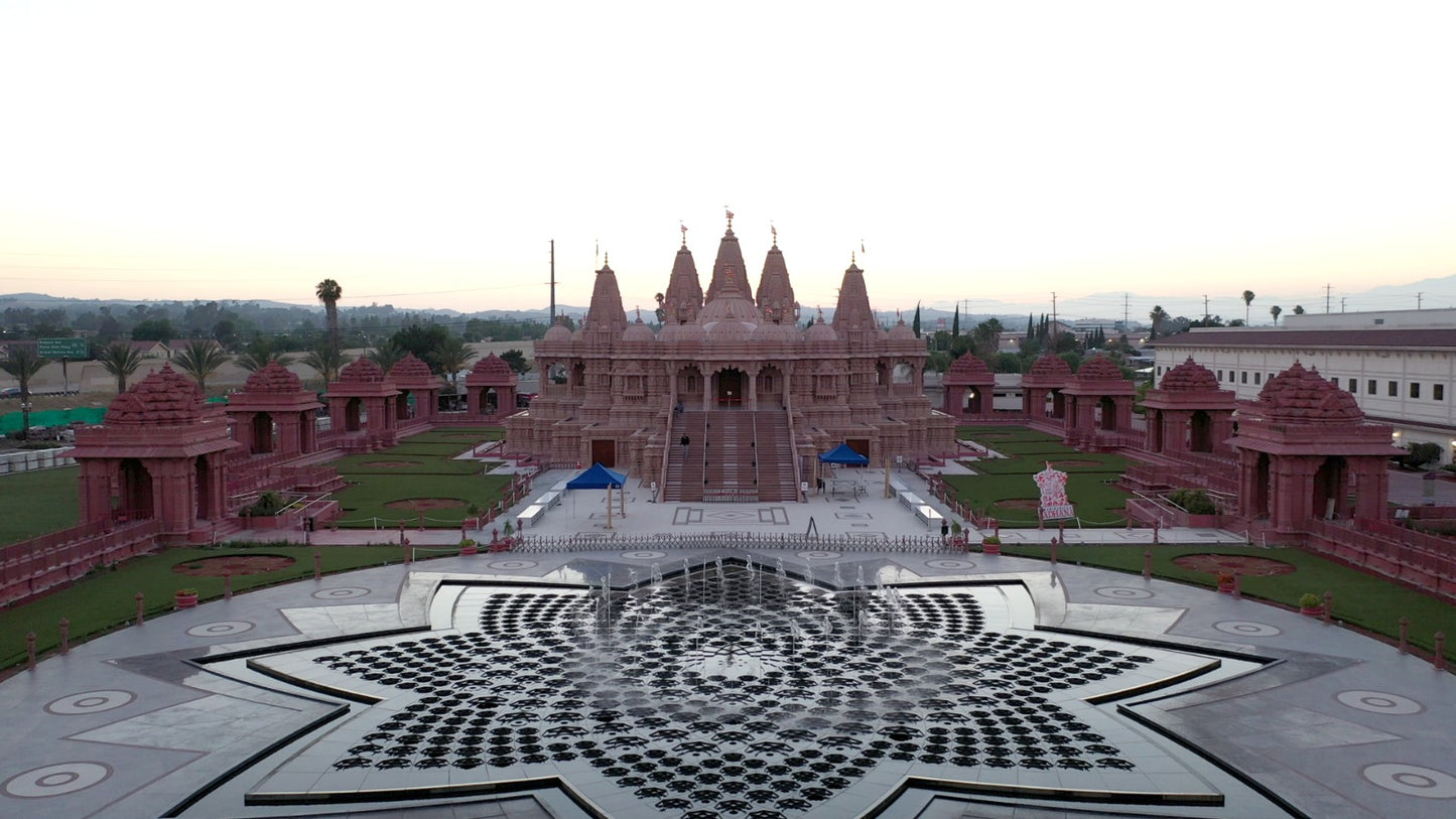 Lotus Fountain - Baps Shri Swaminarayan Mandir LA