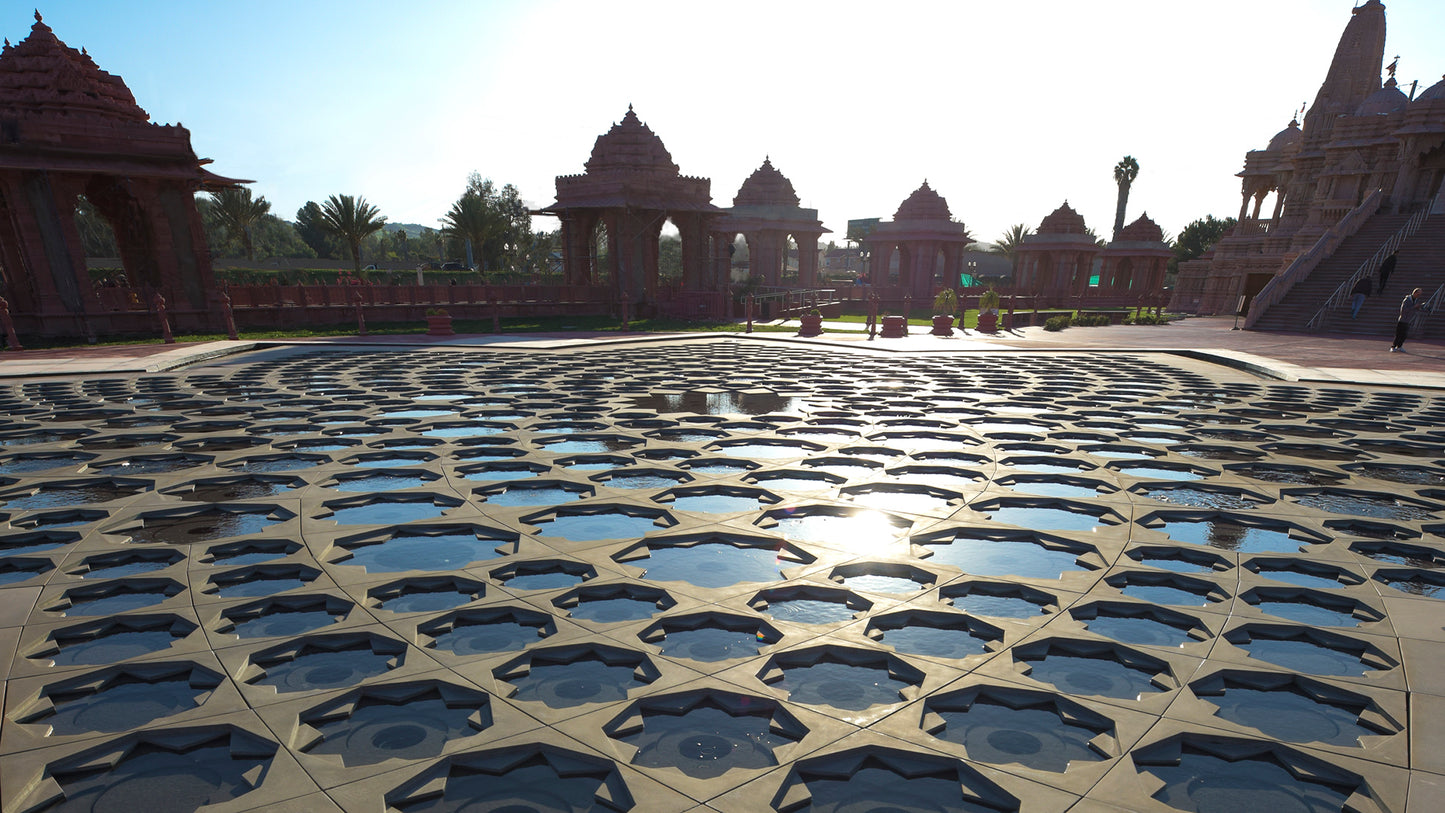 Lotus Fountain - Baps Shri Swaminarayan Mandir LA